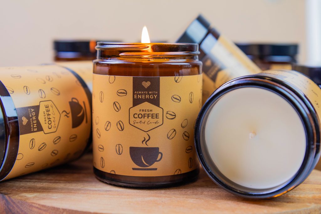 Coffee Scented Soy Wax Candle